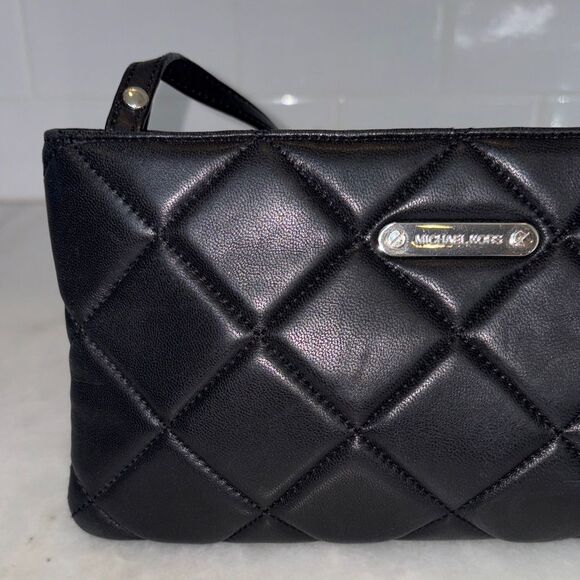 Michael Kors Bag Purse Handbag Leather Crossbody Webster Quilted Clutch Bag - Picture 2 of 16